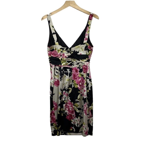 David Meister Silk Charmeuse Satin Dress Womens Sz 6 Ruched Bodice Stretch $605 - Picture 11 of 16